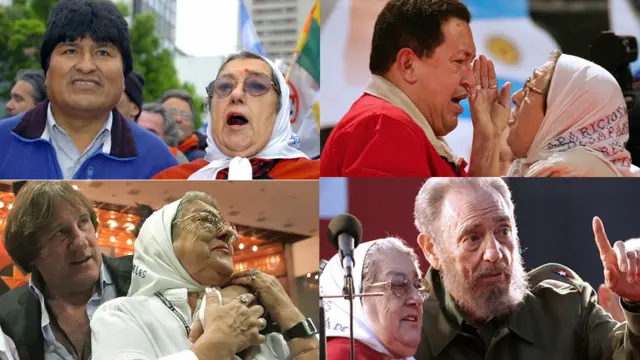 Hebe de Bonafini y lideres