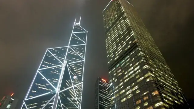 ตึกแบงก์ออฟไชน่าในฮ่องกง