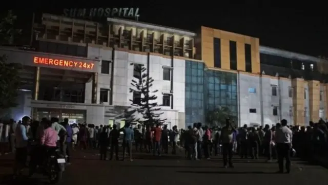 بھونیشور کے ہسپتال میں آتشزدگی