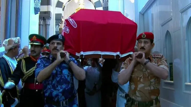 सुल्तान कबूसको शव राकिएको पेटिका