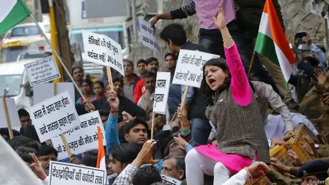 एबीवीपी का प्रदर्शन