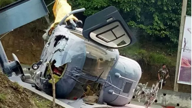 Heli jatuh