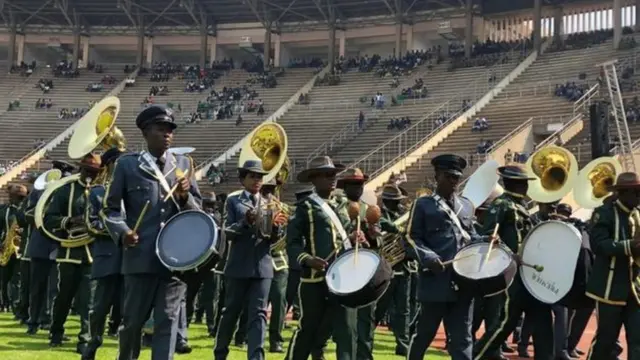 Itsinda rya muzika ryitegura uyu muhango kuri uyu wa gatandatu