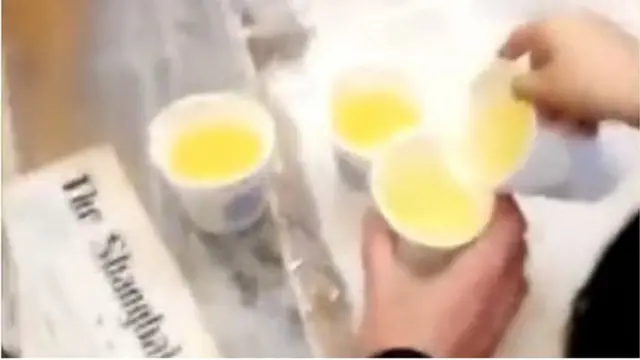 మూత్రం తాగారు