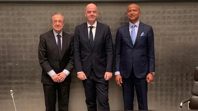 Perez, Infantino and Moise Katumbi.