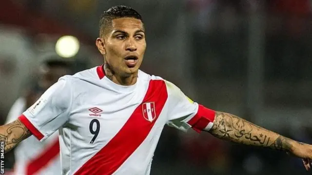 Mshambuliaji wa klabu ya Flamengo na timu ya taifa ya Peru Paolo Guerrero