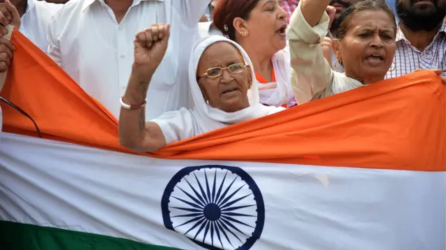 Protest Against Pakistan in India