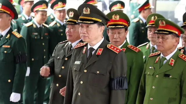 Bộ trưởng Công an Việt Nam Tô Lâm dự quốc tang Chủ tịch nước Trần Đại Quang hôm 21/9