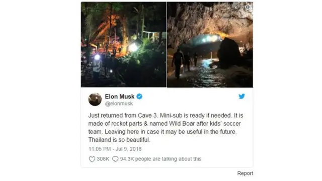 Baru saja kembali dari Gua 3. Kapal selam kecil sudah siap jika diperlukan.