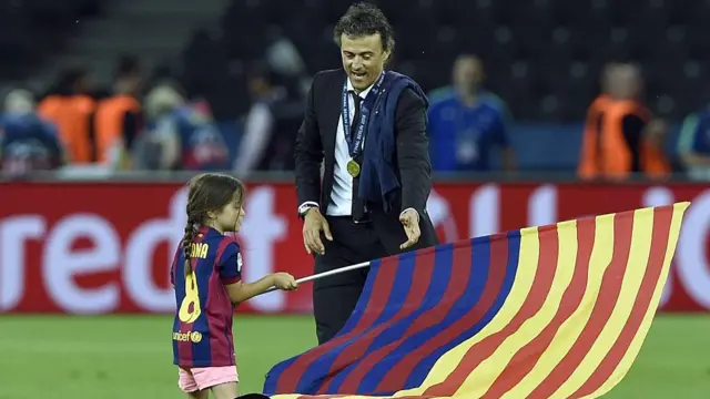 Luis Enrique na nwa ya nwaanyị bụ Xana