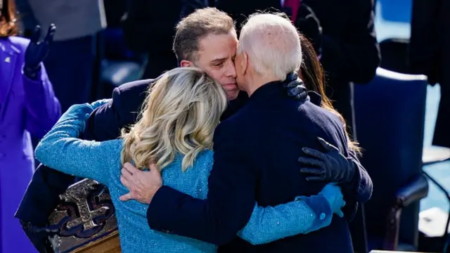 Хантер Байден с родителями