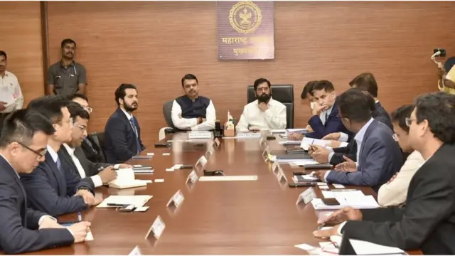 फॉक्सकॉन आणि राज्य सरकार बैठक