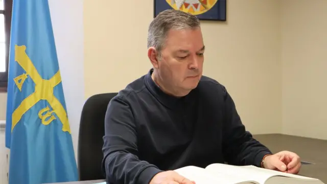 Xosé Antón González, presidente de la Academia de la Llingua Asturiana