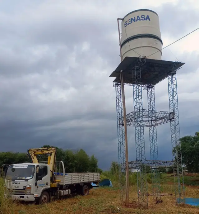 Un réservoir d'eau du Senasa