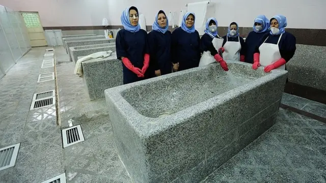 کار در غسالخانه بهشت زهرا