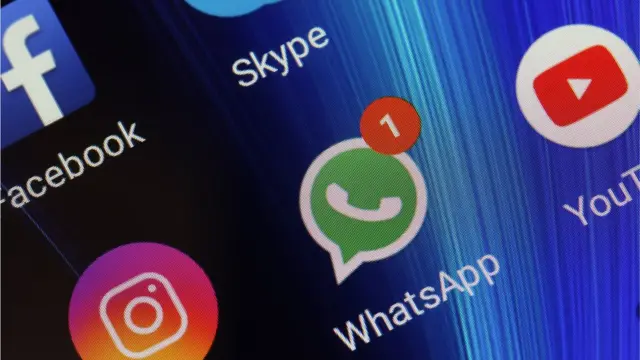 Telal bwincelular mostra WhatsApp