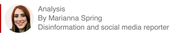 Kotak analisis oleh Marianna Spring, Reporter disinformasi dan media sosial