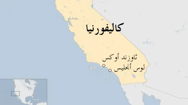 خريطة كاليفورنيا