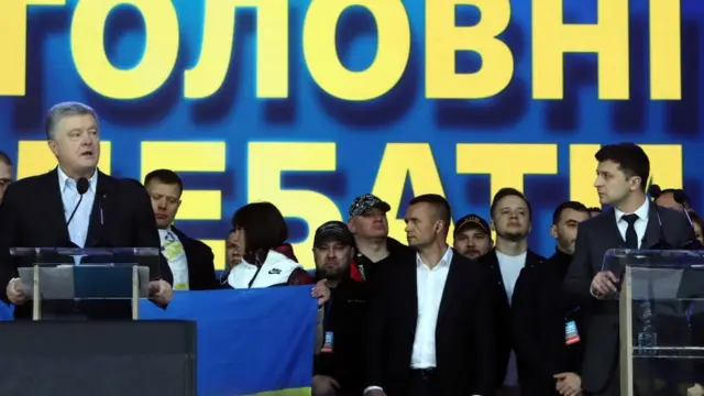 Poroşenko ve Zelenskiy