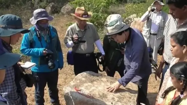 ஆய்வில் ஈடுபட்டுள்ள கொரிய நாட்டுக் குழு