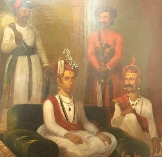 पुण्यातल्या पेशवा साम्राज्याचं एक पेंटिंग