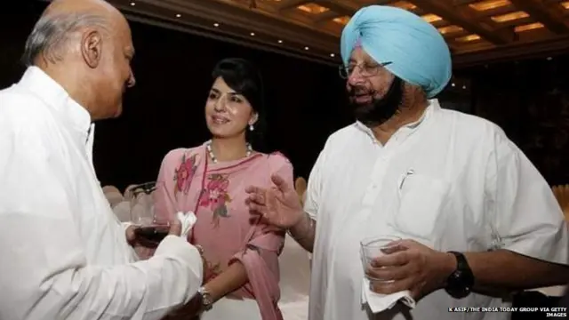 अरूसा आलम और कैप्टन अमरिंदर सिंह