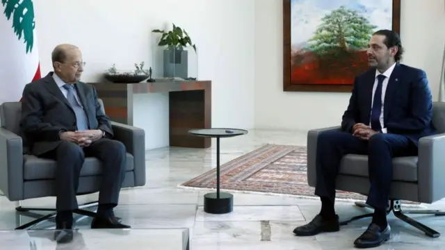 من لقاء الحريري بعون يوم 14 يوليو/تموز 2021