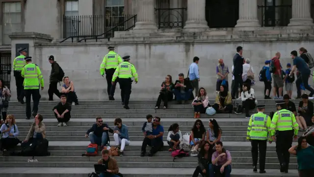 Policías en Londres