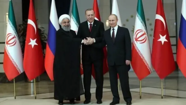 Хассан Рухані, Реджеп Таїп Ердоган, Володимир Путін