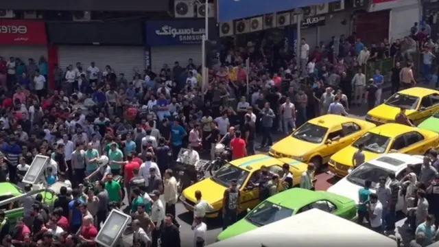 إيران شهدت احتجاجات في يونيو/حزيران بسبب الأوضاع الاقتصادية