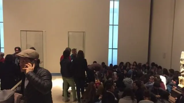 The Louvre museum in Paris, 3 February 2017, after an attempted attack