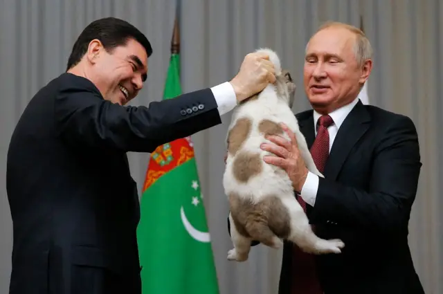Бердымухамедов и Путин