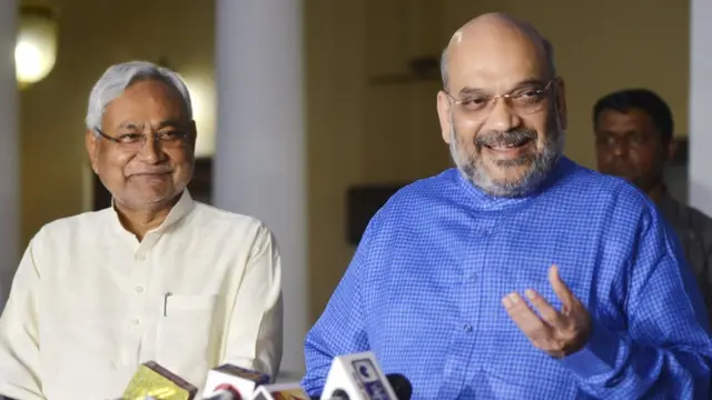 नीतीश कुमार अमित शाह