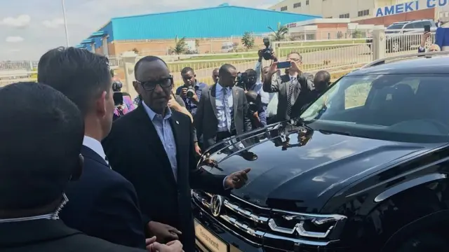 Perezida Kagame na Thomas Schaefer