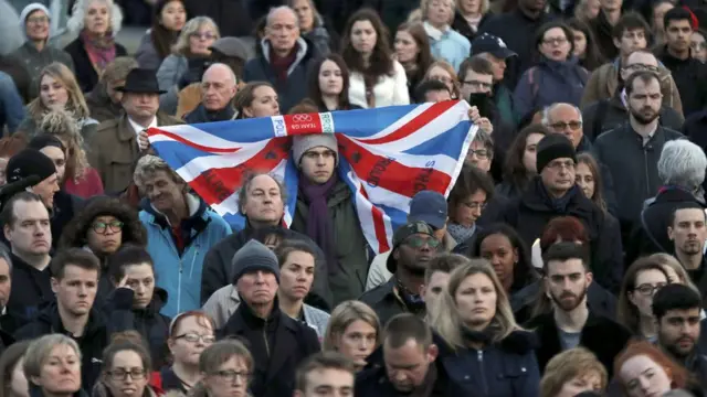 Участники митинга