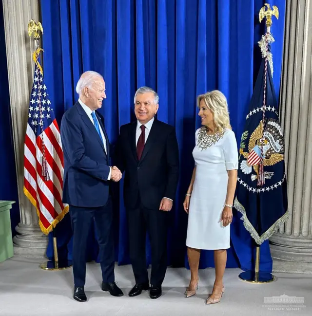 Mirziyoyev va Bayden