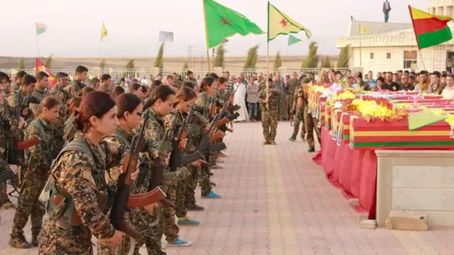 Funeral of Asia Ramazan Antar