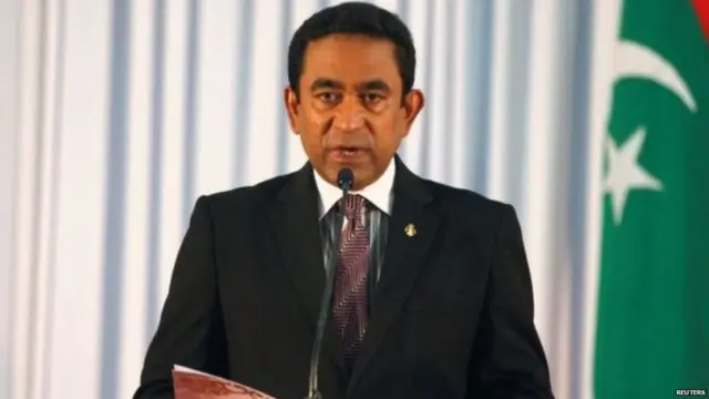 માલદીવના રાષ્ટ્રપતિ અબ્દુલ્લા યમીન