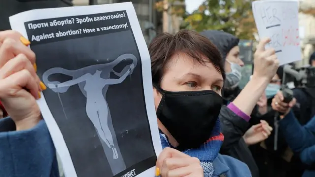 У Києві зійшлися противники і прихильники заборони абортів у Польщі