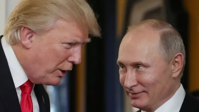 Donald Trump and Vladimir Putin