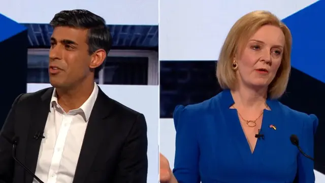 ऋषि सुनक और लिज़ ट्रस