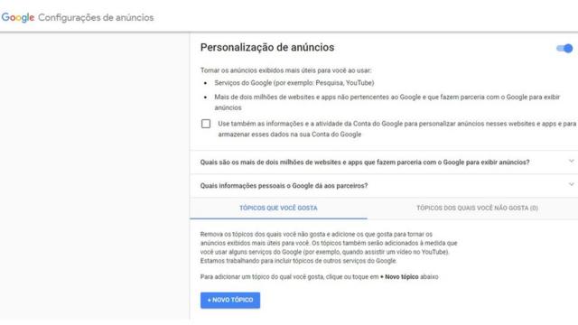 Páginaaposta ganha portugalprivacidade do Google