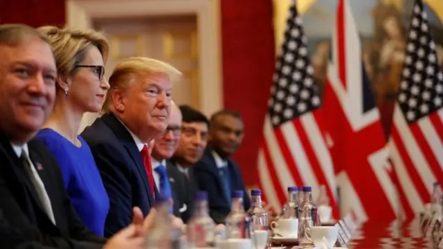 Встреча трампа и мэй