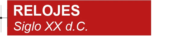 Relojes, siglo XX