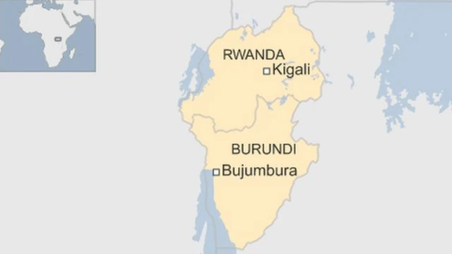 Ikarita y'u Rwanda n'iy'u Burundi