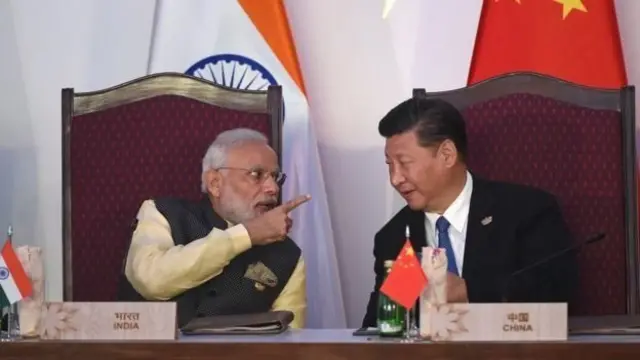 नरेंद्र मोदी, शी जिनपिंग