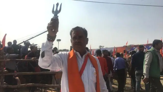 અયોધ્યાની ધર્મસભાની તસવીર