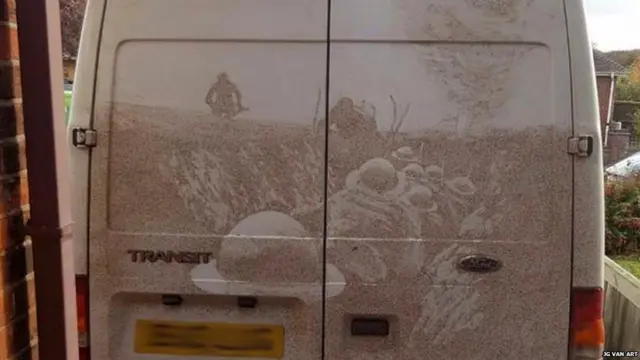 Картина на фургоне