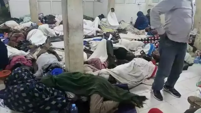 ህሙማን በረንዳ ላይ