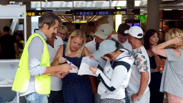 Туристы на Майорке